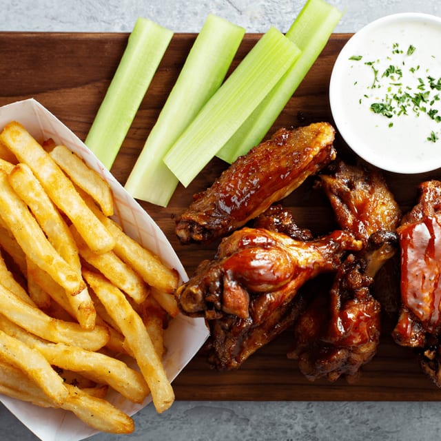 Chicken Wing Dinner.